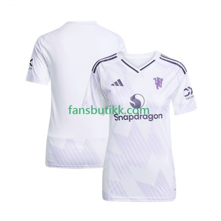 Fotballdrakt Manchester United Dame Bortetrøye 2025-2026 Kortermet